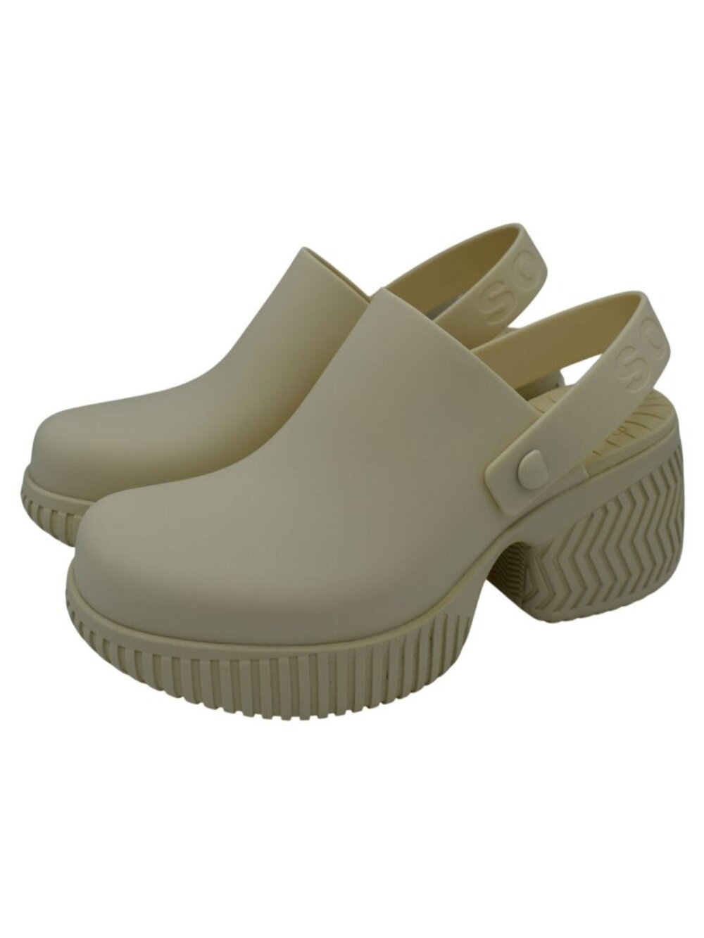 Sorel Womens Size 9 ONA Streetworks Honey White Sea Salt Heeled Clogs Shoes